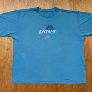 Y2K Vintage Detroit Lions T-Shirt  Paper Thin Detroit Lions Shirt  Detroit Lions